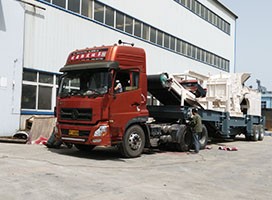 客戶走訪多個建筑垃圾移動破碎機(jī)生產(chǎn)廠家終落腳中意