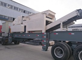 建筑垃圾破碎機(jī)-鄭州中意YPC移動(dòng)式破碎篩分站開赴南陽