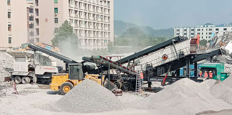 移動(dòng)式建筑垃圾粉碎機(jī)