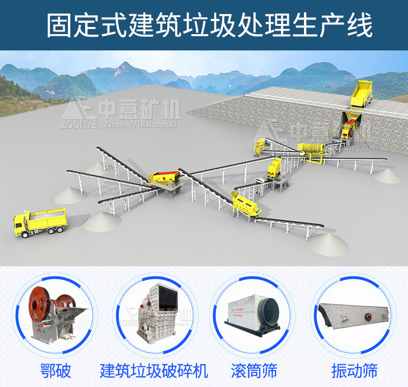 固定式建筑垃圾破碎設(shè)備