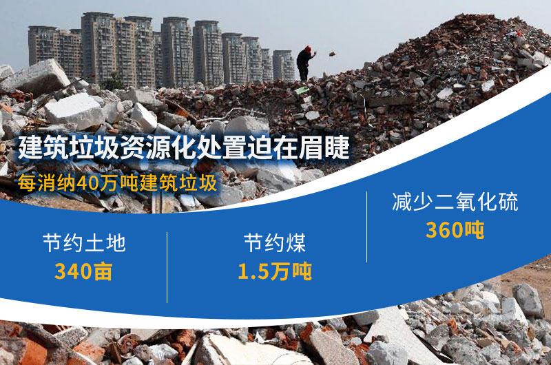 建筑垃圾資源再利用環境效益高