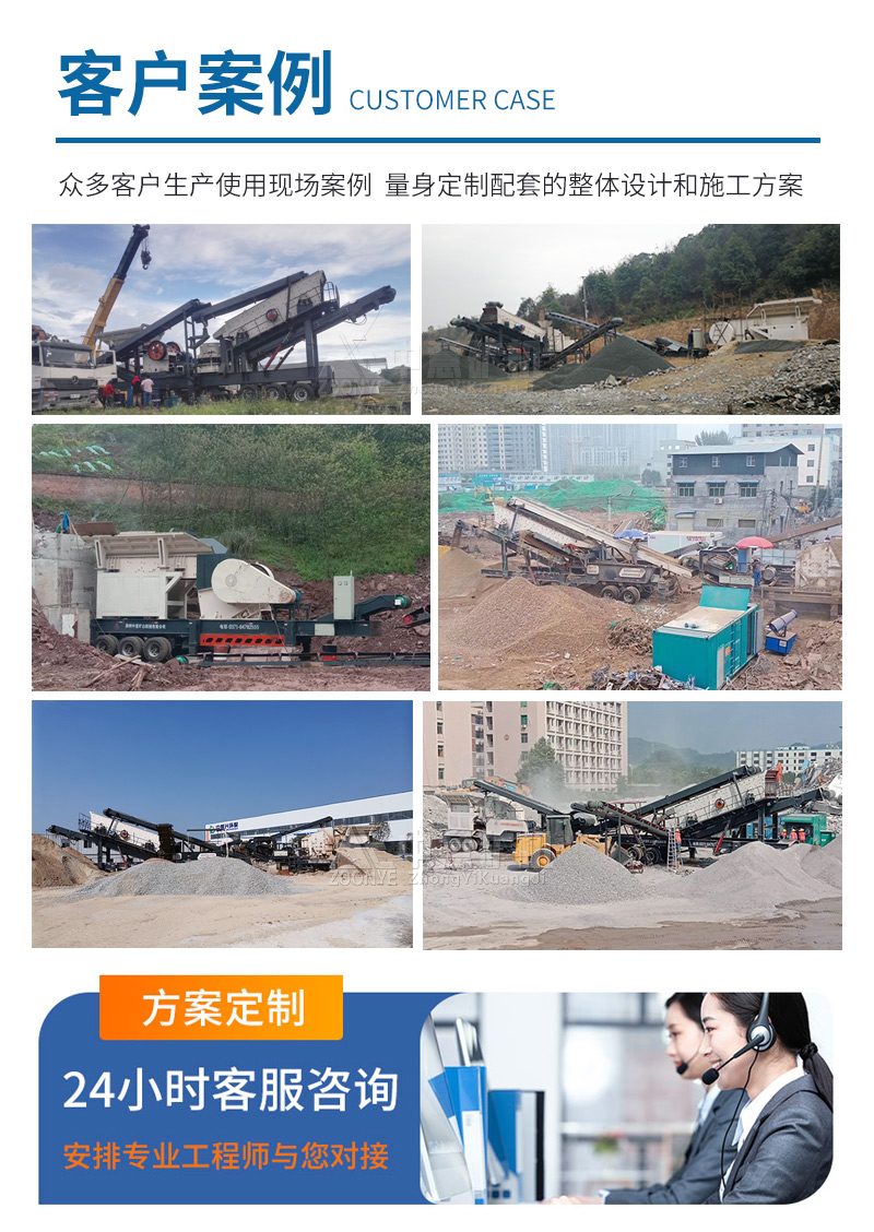 中意礦機移動破碎機客戶案例