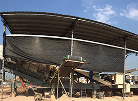 浙江建筑垃圾循環利用項目投產,杭州建筑垃圾資源化處理生產線現場